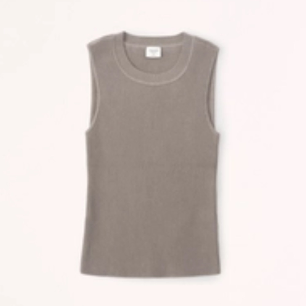 Ottoman Crew Tank in Taupe
